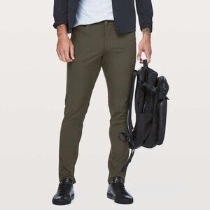 Lululemon Men's ABC Slim *Warpstreme 34" - Dark Green